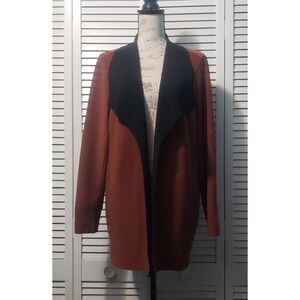 Chico's Traveler's Collection Reversible Bonded Jacket Women's 2‎ (M) Open Front